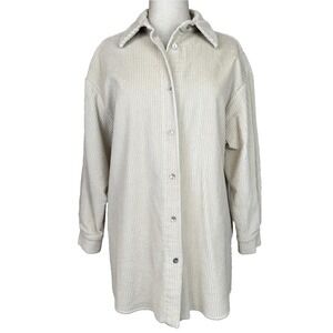 Atelier Delphine Jacket Womens XS Cream Fat and Smooth Corduroy Minimalist Japan